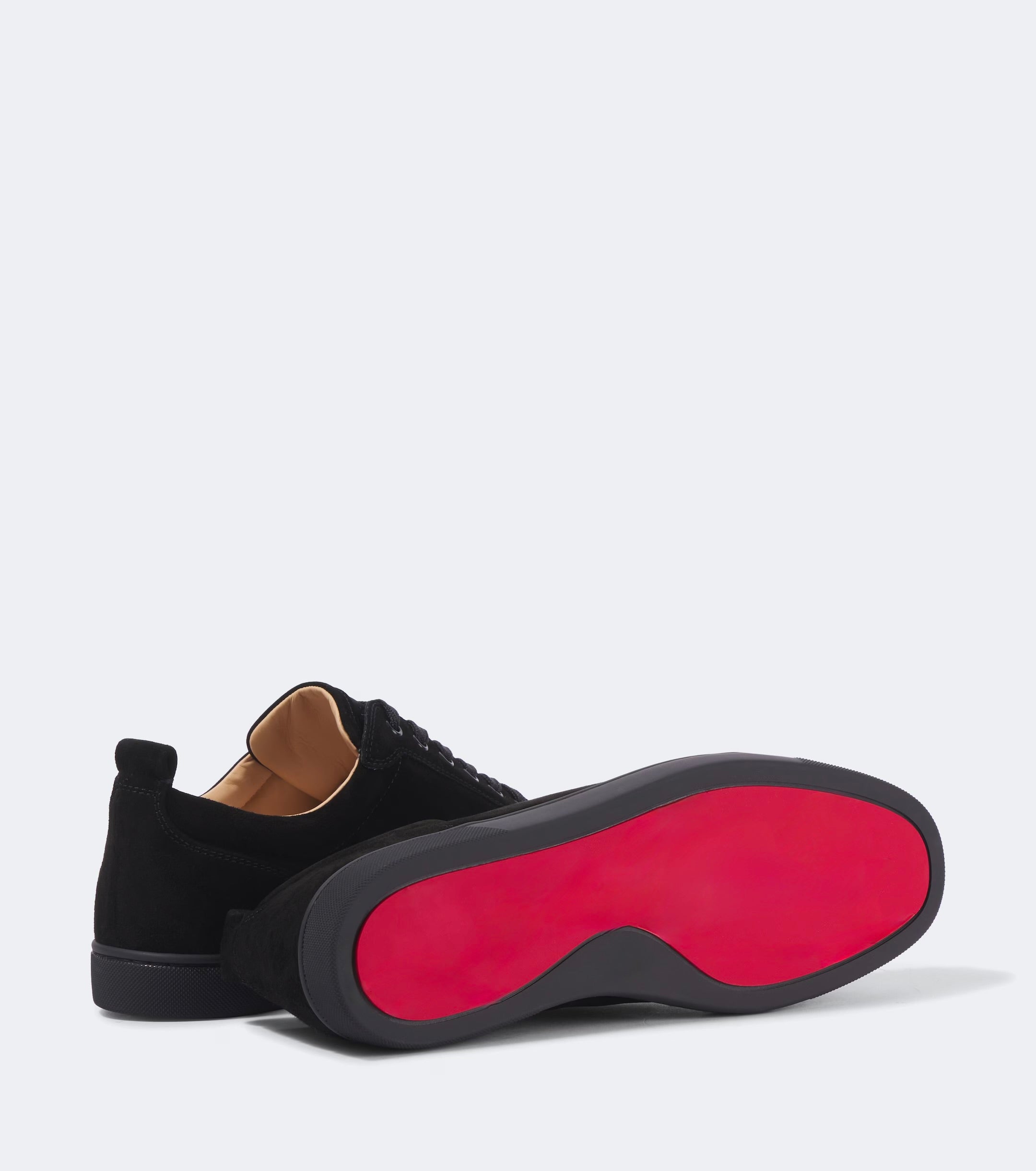 Black Retro Low Spike Shoes